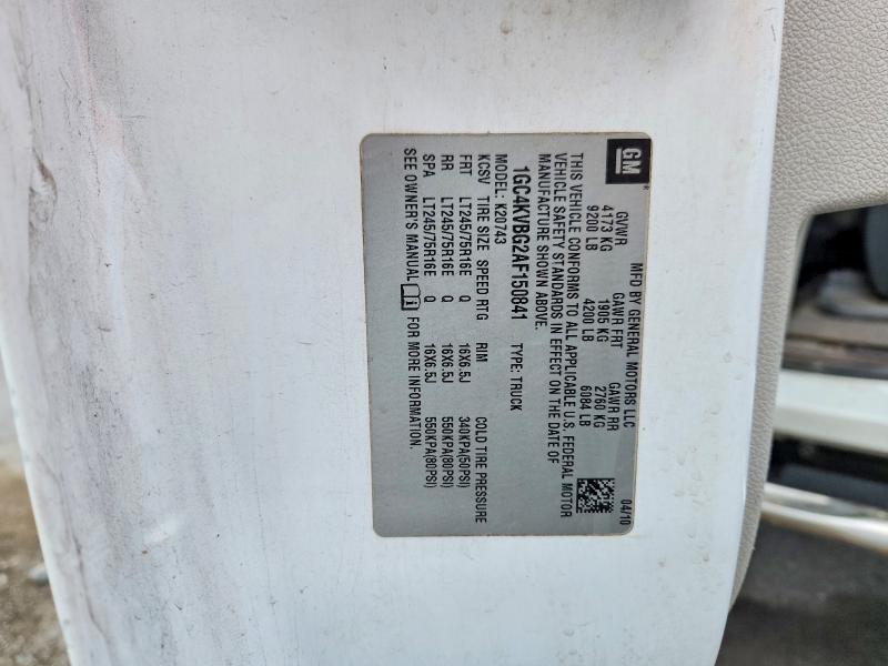 Aukcja sprzedaży 2010 Chevrolet Silverado, vin: 1GC4KVBG2AF150841, numer aukcji: 54157736