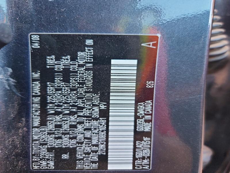 Aukcja sprzedaży 2009 Lexus Rx, vin: 2T2HK31U89C105481, numer aukcji: 52126826