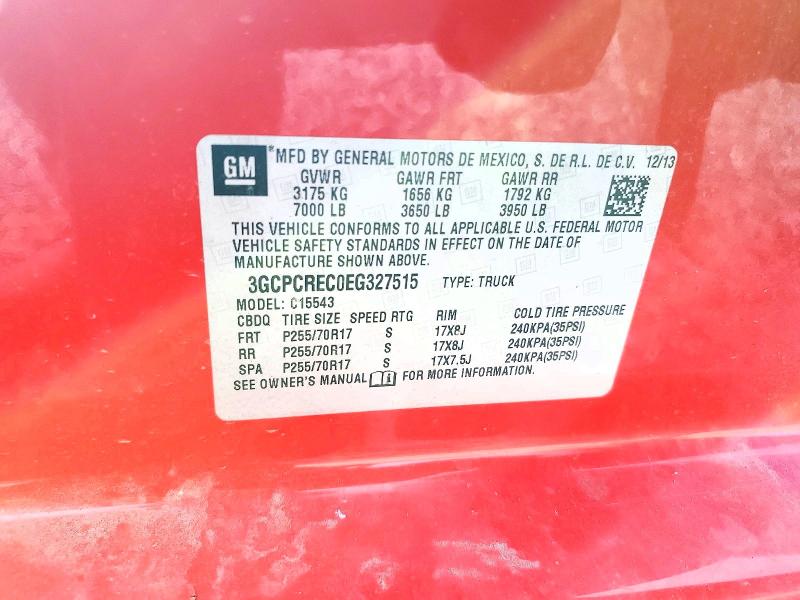 Продаж на аукціоні авто 2014 Chevrolet Silverado, vin: 3GCPCREC0EG327515, номер лоту: 51306506