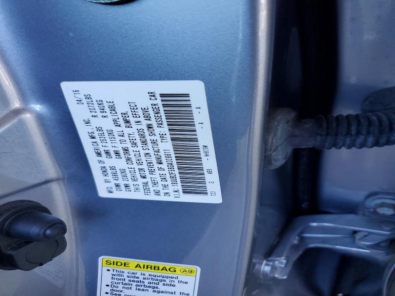 Продажа на аукционе авто 2016 Acura Tlx, vin: 19UUB2F56GA009611, номер лота: 51914066
