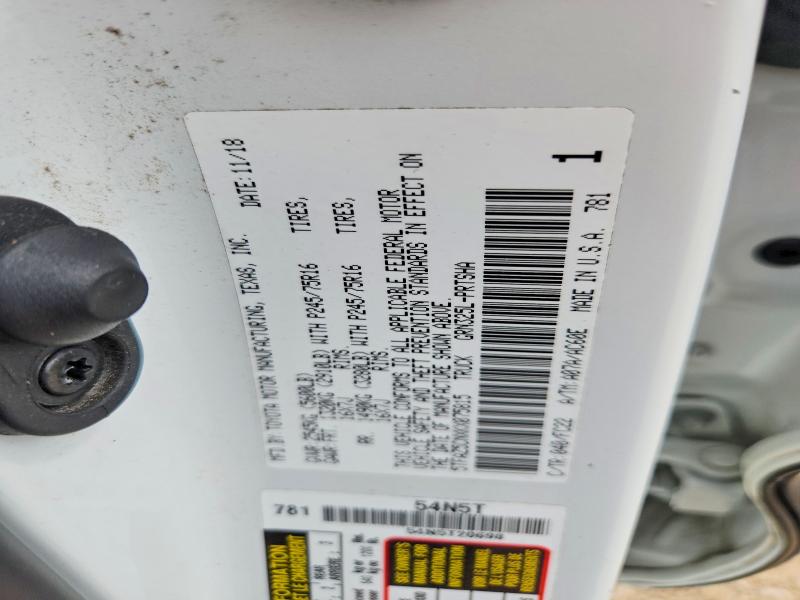 2019 Toyota Tacoma მანქანა იყიდება აუქციონზე, vin: 5TFAZ5CNXKX075815, აუქციონის ნომერი: 55234536