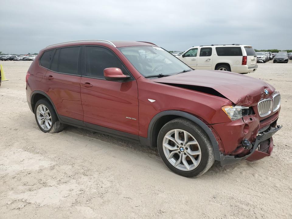 2012 Bmw X3 მანქანა იყიდება აუქციონზე, vin: 5UXWX7C54CL975995, აუქციონის ნომერი: 52301886