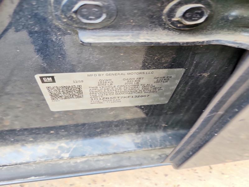 52876796 :رقم المزاد ، 1G1ZB5ST7KF132607 vin ، 2019 Chevrolet Malibu مزاد بيع