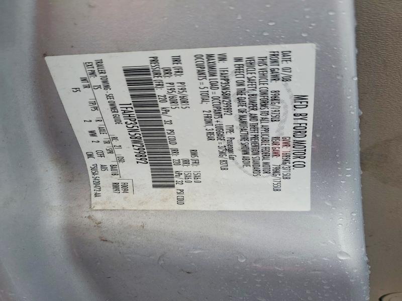 Продажа на аукционе авто 2008 Ford Focus, vin: 1FAHP35N58W299892, номер лота: 54709486