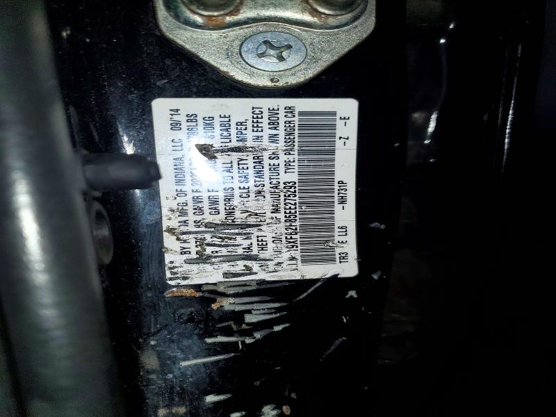 Продаж на аукціоні авто 2014 Honda Civic, vin: 19XFB2F85EE275293, номер лоту: 54660396