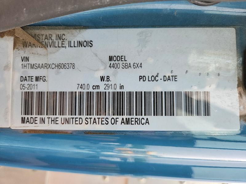 85990225 :رقم المزاد ، 1HTMSAARXCH606378 vin ، 2012 International 4000 مزاد بيع