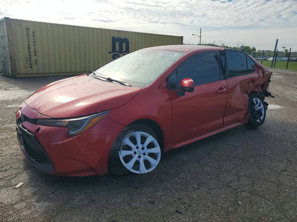 Продаж на аукціоні авто 2021 Toyota Corolla, vin: 5YFEPMAE1MP184380, номер лоту: 51940326