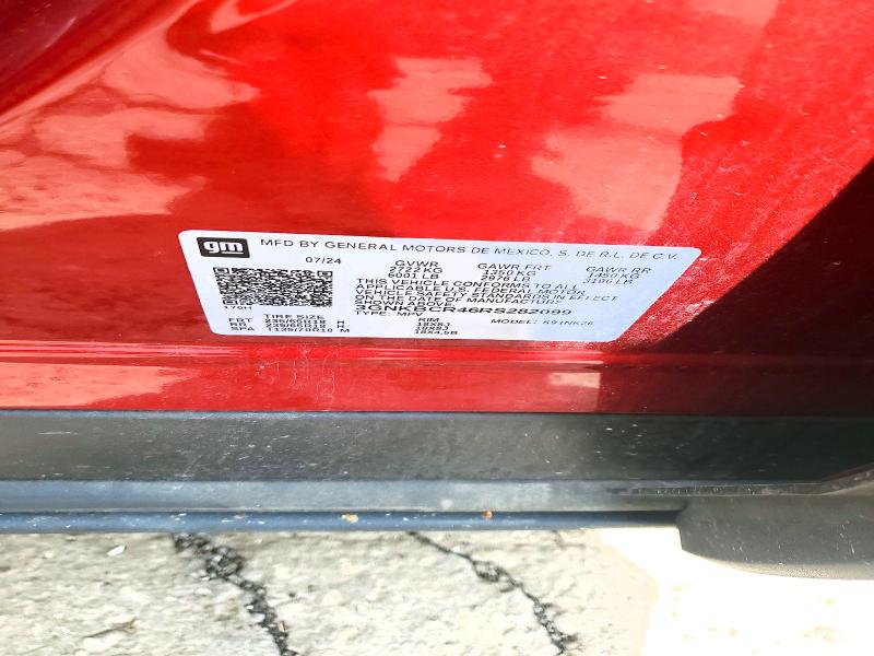 2024 Chevrolet Blazer მანქანა იყიდება აუქციონზე, vin: 3GNKBCR46RS282099, აუქციონის ნომერი: 52153656
