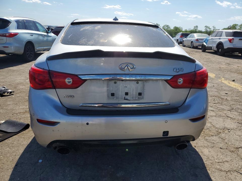 Продажа на аукционе авто 2014 Infiniti Q50, vin: JN1BV7AR6EM704870, номер лота: 55493056