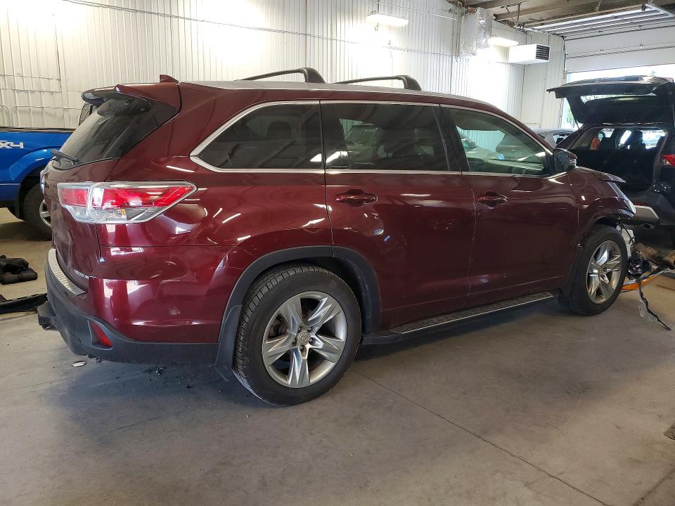 Aukcja sprzedaży 2015 Toyota Highlander, vin: 5TDDKRFH2FS126685, numer aukcji: 55163676