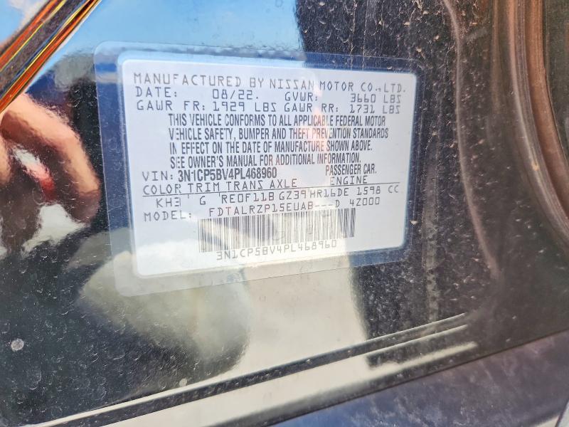 Продажа на аукционе авто 2023 Nissan Kicks, vin: 3N1CP5BV4PL468960, номер лота: 53446776