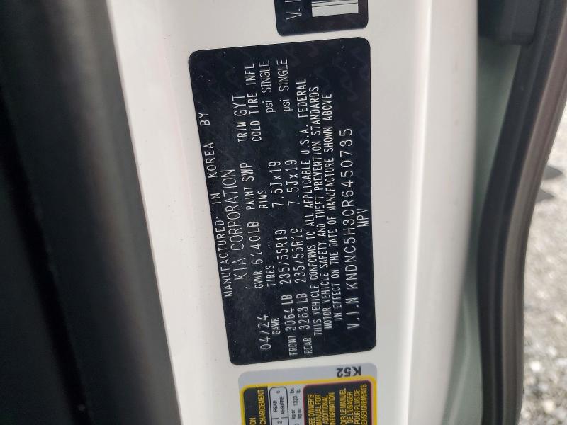 Продажа на аукционе авто 2024 Kia Carnival, vin: KNDNC5H30R6450735, номер лота: 53700556