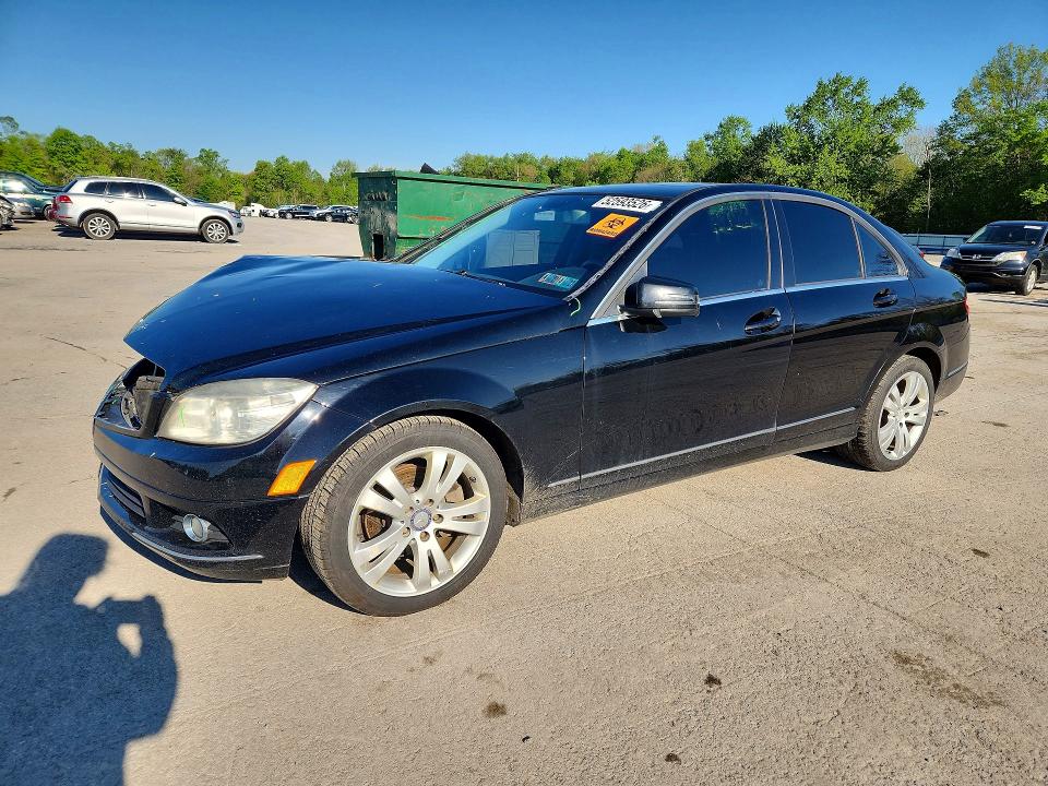Auction sale of the 2011 Mercedes-benz C, vin: WDDGF8BB0BR133484, lot number: 52593526