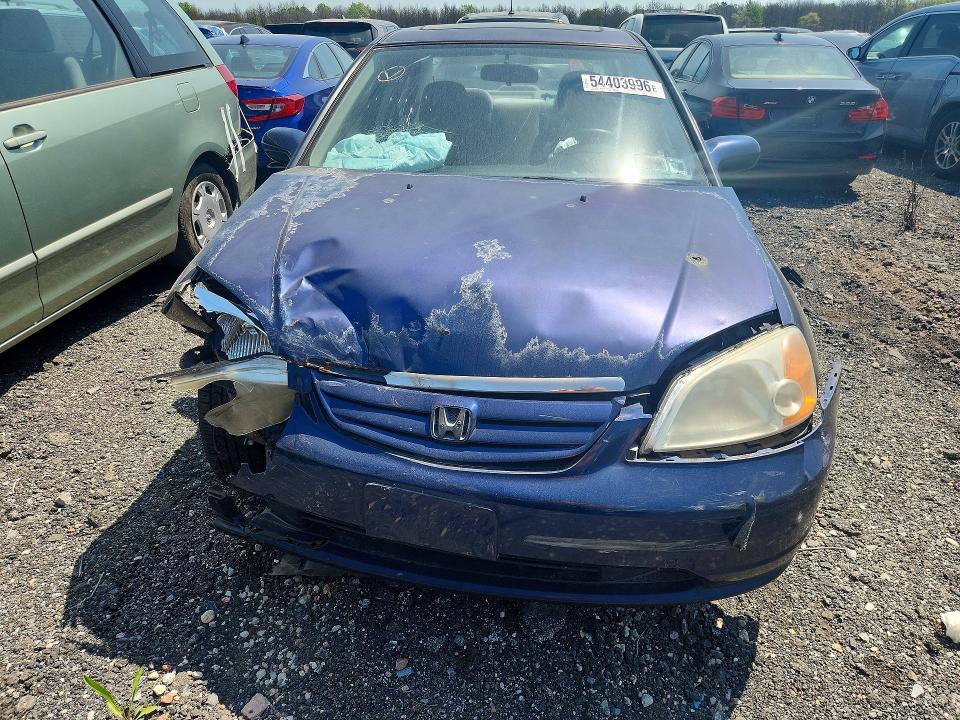 Продаж на аукціоні авто 2002 Honda Civic, vin: 2HGES26882H586715, номер лоту: 54403996