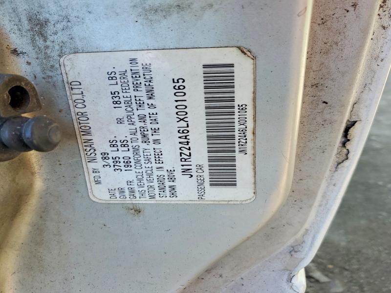 53075626 :رقم المزاد ، JN1RZ24A6LX001065 vin ، 1990 Nissan 300zx مزاد بيع