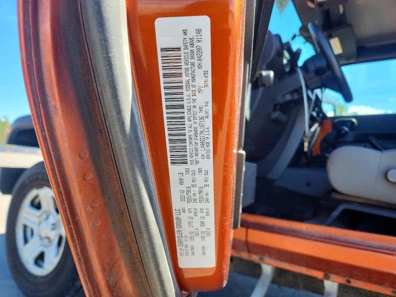 52939246 :رقم المزاد ، 1J4AA2D17AL187196 vin ، 2010 Jeep Wrangler مزاد بيع