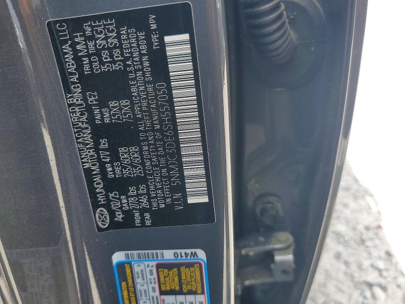 2025 Hyundai Tucson მანქანა იყიდება აუქციონზე, vin: 5NMJC3DE6SH557050, აუქციონის ნომერი: 52141026