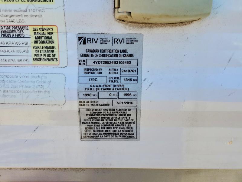 Продажа на аукционе авто 2011 Springdale Trl, vin: 4YDT29524B315483, номер лота: 54476886