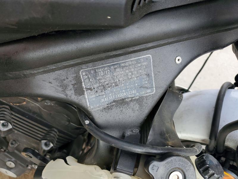2013 Kawasaki Ex650 მანქანა იყიდება აუქციონზე, vin: JKAEXEE1XDDA13348, აუქციონის ნომერი: 52343086