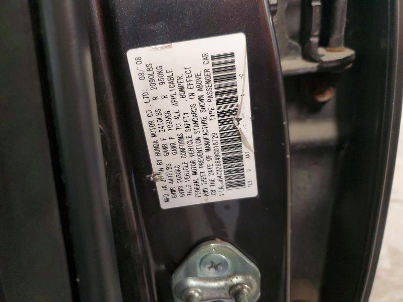 54114306 :رقم المزاد ، JH4CU26649C018729 vin ، 2009 Acura Tsx مزاد بيع