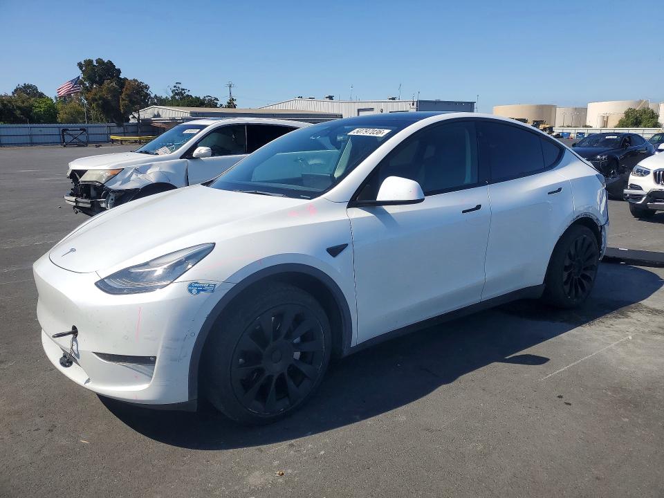 Aukcja sprzedaży 2021 Tesla Model Y, vin: 5YJYGDEE5MF122502, numer aukcji: 50797036