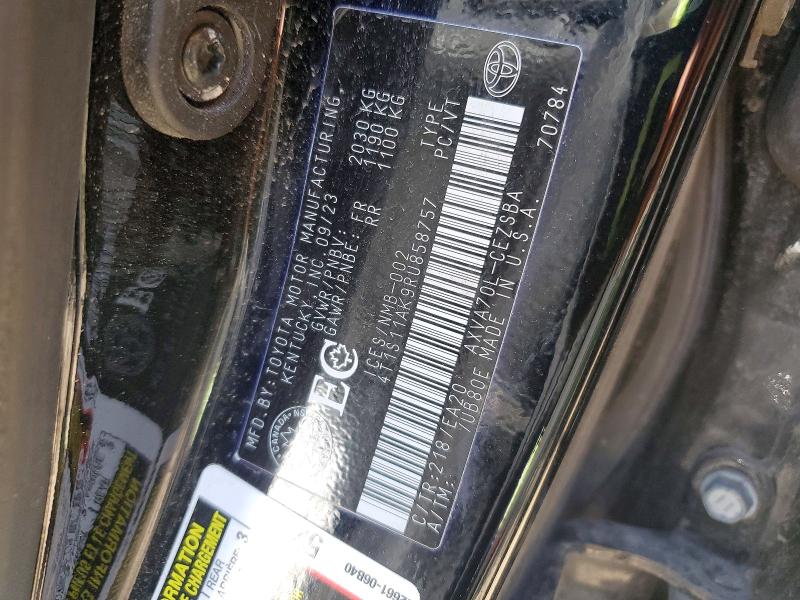 Aukcja sprzedaży 2024 Toyota Camry, vin: 4T1S11AK9RU858757, numer aukcji: 54404086