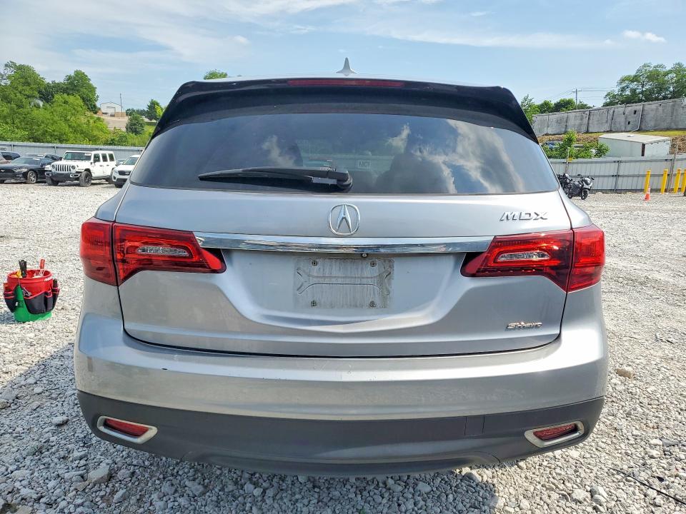 2016 Acura Mdx მანქანა იყიდება აუქციონზე, vin: 5FRYD4H49GB034387, აუქციონის ნომერი: 55552166