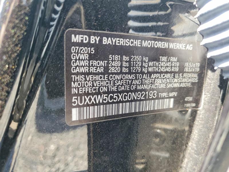 Продажа на аукционе авто 2016 Bmw X4, vin: 5UXXW5C5XG0N92193, номер лота: 52327896