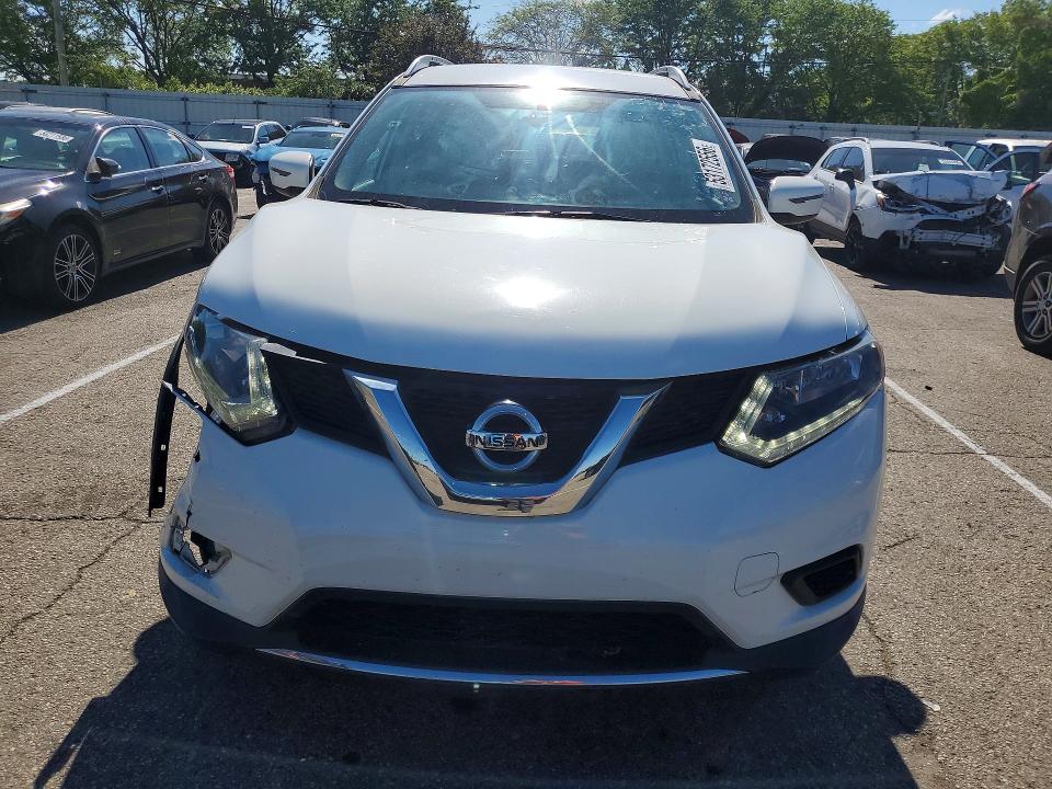 2016 Nissan Rogue მანქანა იყიდება აუქციონზე, vin: KNMAT2MT4GP629189, აუქციონის ნომერი: 53172556