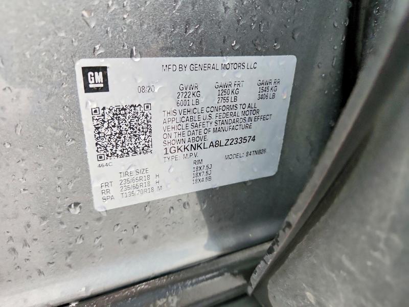 Продажа на аукционе авто 2020 Gmc Acadia, vin: 1GKKNKLA8LZ233574, номер лота: 55317336