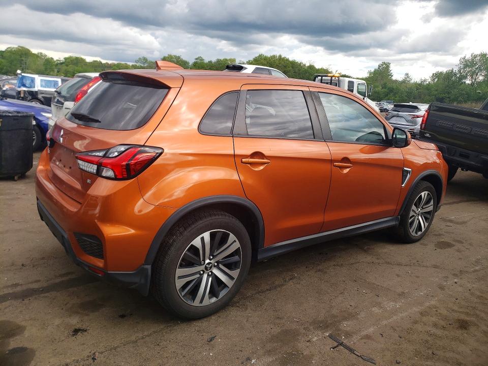 2022 Mitsubishi Outlander Sport მანქანა იყიდება აუქციონზე, vin: JA4APVAUXNU016019, აუქციონის ნომერი: 53581066