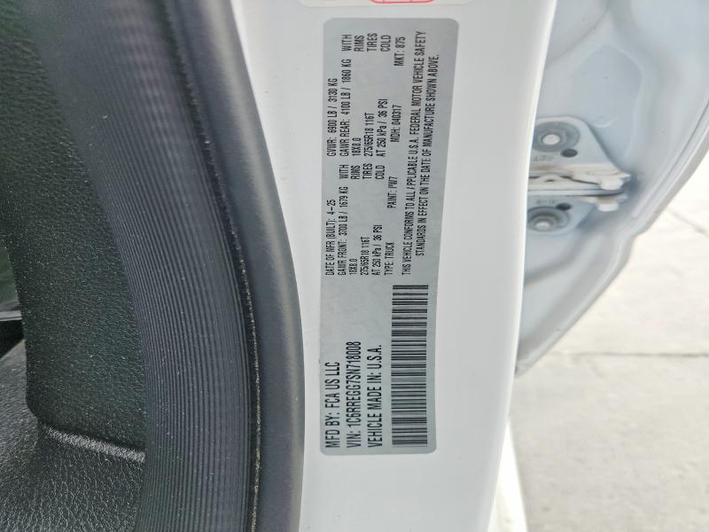 54004326 :رقم المزاد ، 1C6RREGG7SN718008 vin ، 2025 Ram 1500 مزاد بيع