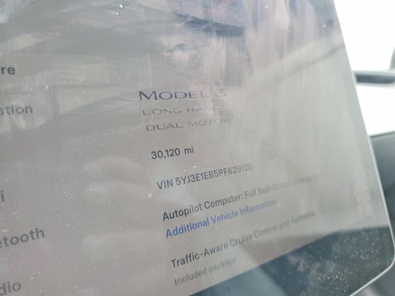 Продаж на аукціоні авто 2023 Tesla Model 3, vin: 5YJ3E1EB5PF629120, номер лоту: 54126996