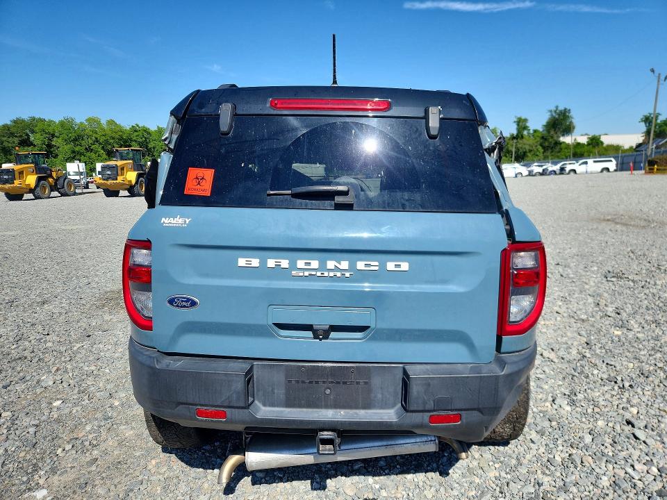 Aukcja sprzedaży 2021 Ford Bronco Sport, vin: 3FMCR9D9XMRA60711, numer aukcji: 51424006