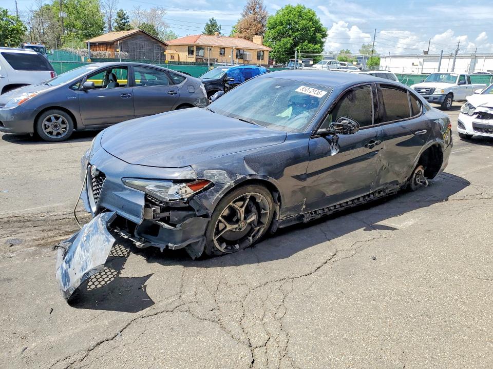 55078936 :رقم المزاد ، ZARFANAN5K7609311 vin ، 2019 Alfa Romeo Giulia مزاد بيع
