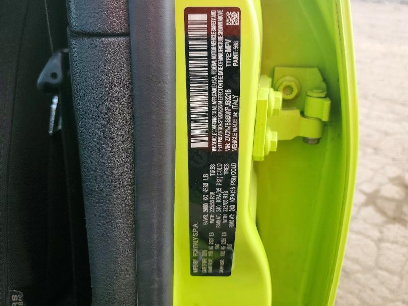 52816066 :رقم المزاد ، ZACNJBBB0KPJ88218 vin ، 2019 Jeep Renegade مزاد بيع