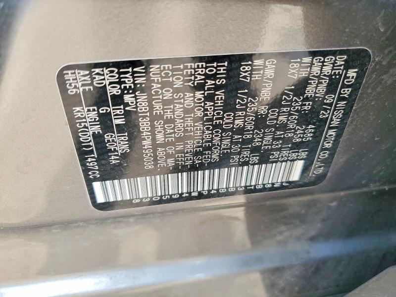 Aukcja sprzedaży 2023 Nissan Rogue, vin: JN8BT3BB4PW495038, numer aukcji: 53114056