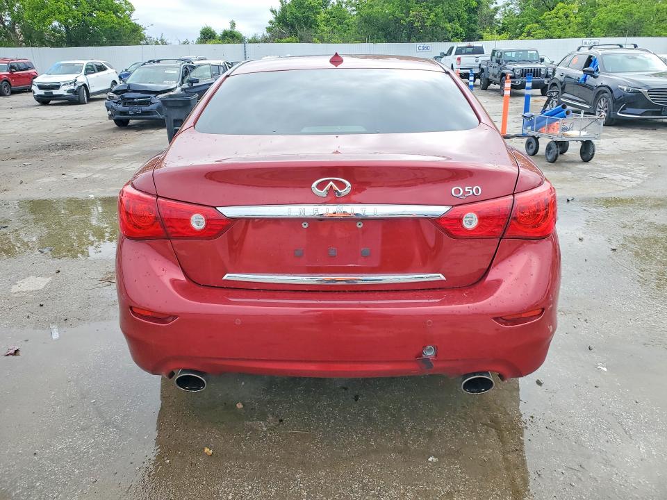 51856316 :رقم المزاد ، JN1BV7APXFM341831 vin ، 2015 Infiniti Q50 مزاد بيع
