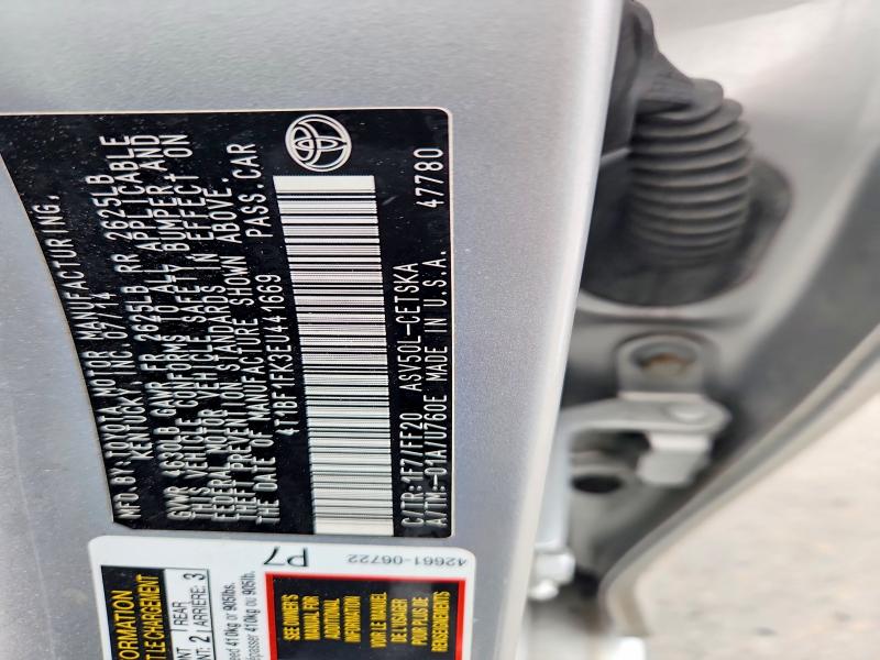 2014 Toyota Camry მანქანა იყიდება აუქციონზე, vin: 4T1BF1FK3EU441669, აუქციონის ნომერი: 52972856