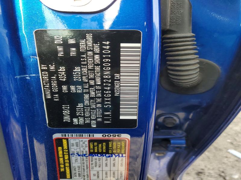 Продажа на аукционе авто 2022 Kia K5, vin: 5XXG64J28NG091044, номер лота: 54471006