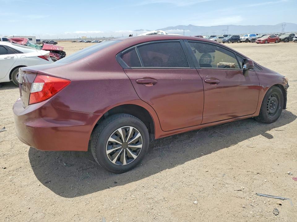 Auction sale of the 2012 Honda Civic, vin: 2HGFB2F52CH551681, lot number: 54888056