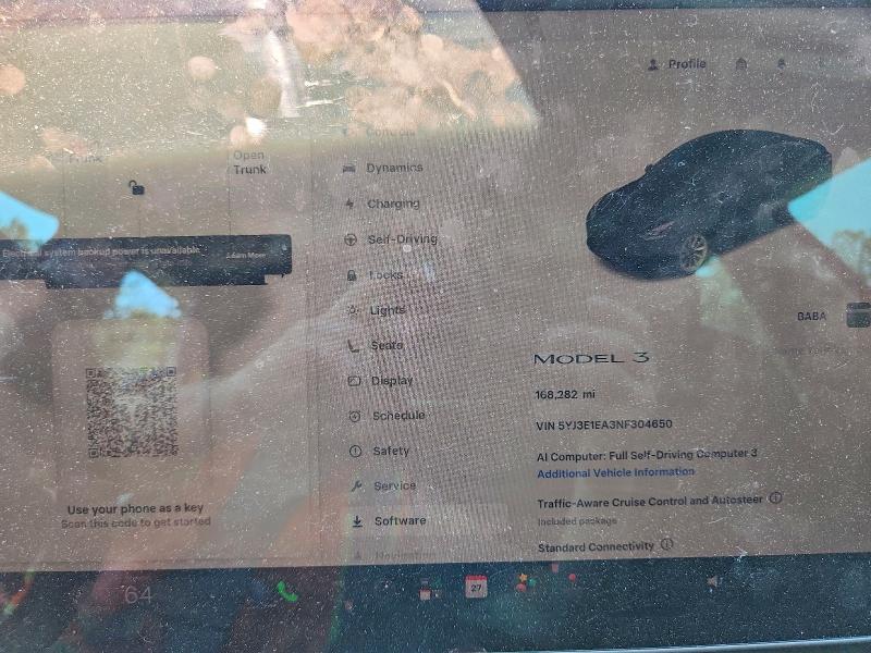 55084276 :رقم المزاد ، 5YJ3E1EA3NF304650 vin ، 2022 Tesla Model 3 مزاد بيع