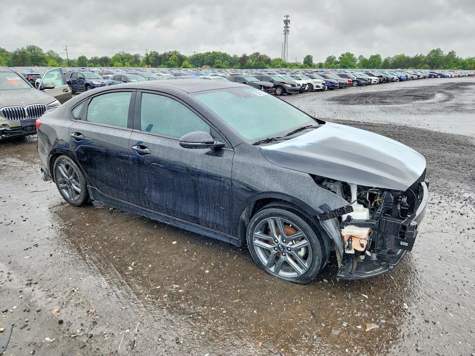 54763836 :رقم المزاد ، 3KPF34AD4ME366261 vin ، 2021 Kia Forte مزاد بيع