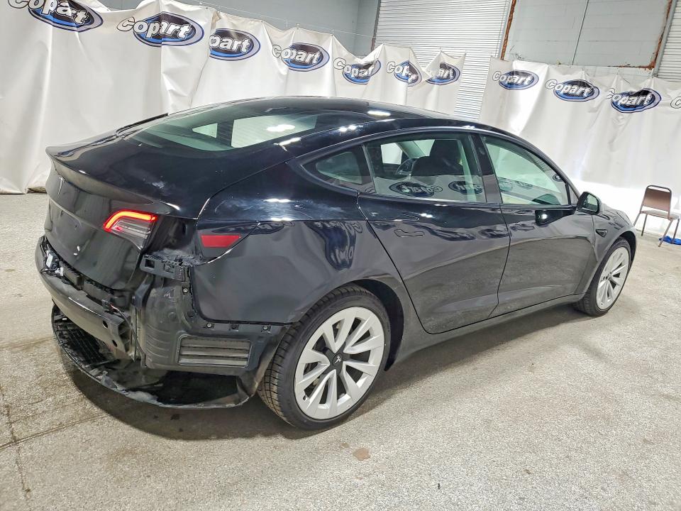 52053406 :رقم المزاد ، 5YJ3E1EA9NF291211 vin ، 2022 Tesla Model 3 مزاد بيع