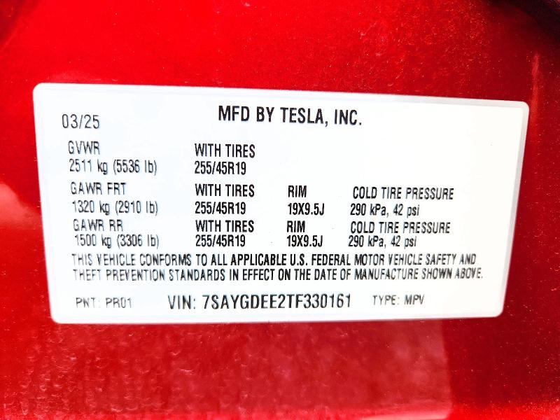 54166056 :رقم المزاد ، 7SAYGDEE2TF330161 vin ، 2026 Tesla Model Y مزاد بيع