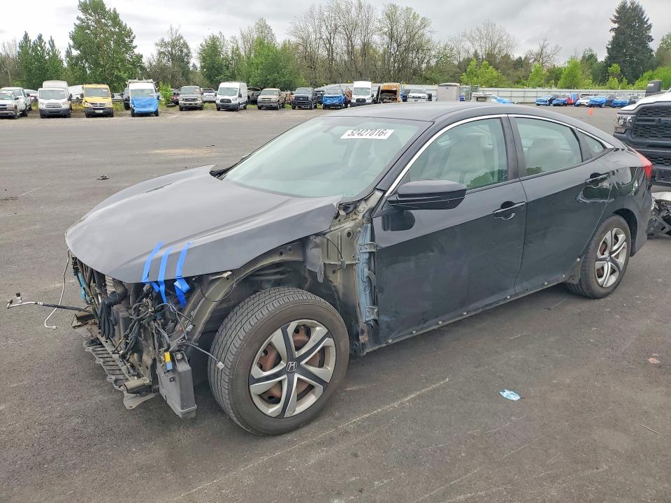 52427016 :رقم المزاد ، 19XFC2F53GE015674 vin ، 2016 Honda Civic مزاد بيع