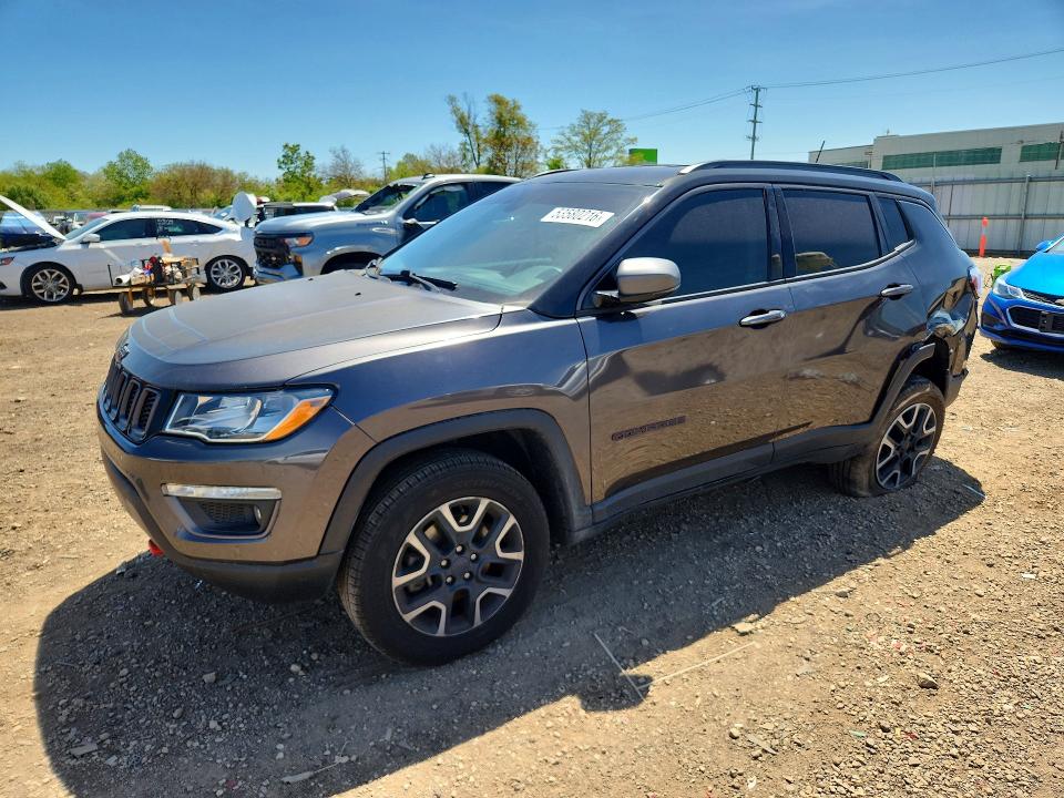 2019 Jeep Compass მანქანა იყიდება აუქციონზე, vin: 3C4NJDDB6KT721824, აუქციონის ნომერი: 53580216