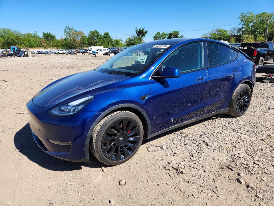 Продажа на аукционе авто 2021 Tesla Model Y, vin: 5YJYGDEF6MF083945, номер лота: 53264266