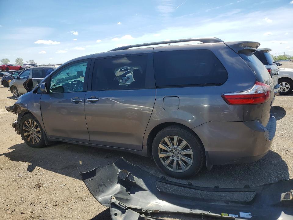 54084426 :رقم المزاد ، 5TDDZ3DC4HS160484 vin ، 2017 Toyota Sienna مزاد بيع