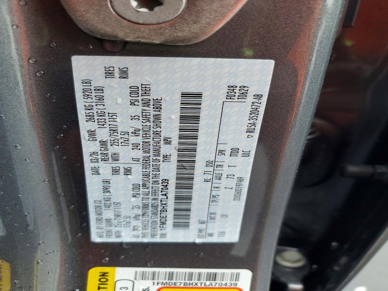 54139436 :رقم المزاد ، 1FMDE7BHXTLA70439 vin ، 2026 Ford Bronco مزاد بيع